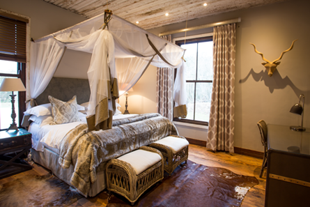 luxury double bed bedroom standard villa 2